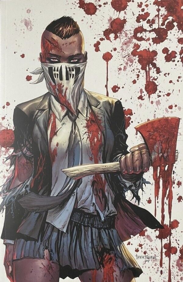 Book of Slaughter #1 Battle Damage Tyler Kirkham Virgin Variant (2022)